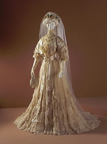 queen elizabeth wedding dresses. 1907 Worth Wedding gown