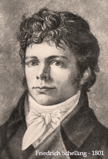... take precedence in this hairstyle. Friedrich Wilhelm Schelling, 1801