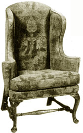 Mid 18th century Wing Back Chair, England
