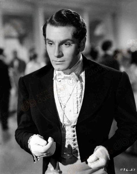 Laurence Olivier as Mr. Darcy
