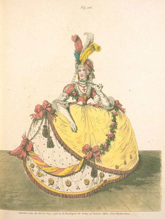 1808 La Belle Assemblee court dress