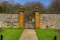 Gates to the kitchen garden, by Tony Grant