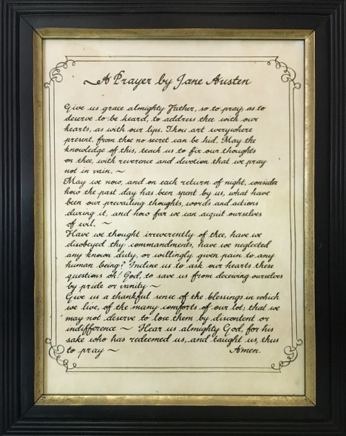 Austen Framed Prayer