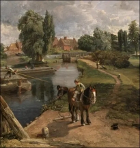 John Constable, River at East Bergholt in Essex, 1817