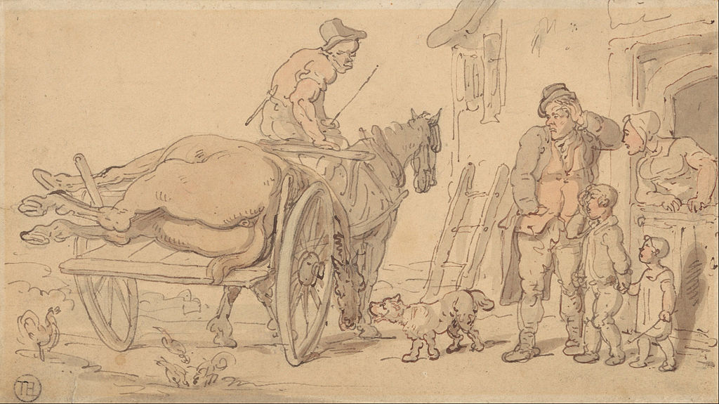 Thomas_Rowlandson_-_A_Dead_Horse_on_a_Knacker's_Cart_-_Google_Art_Project